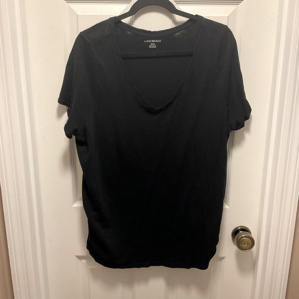 Lane Bryant Black Ruched sides 2XL